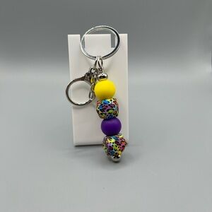 💥2/$6💥 Colorful Beaded Keychain - HANDMADE #68